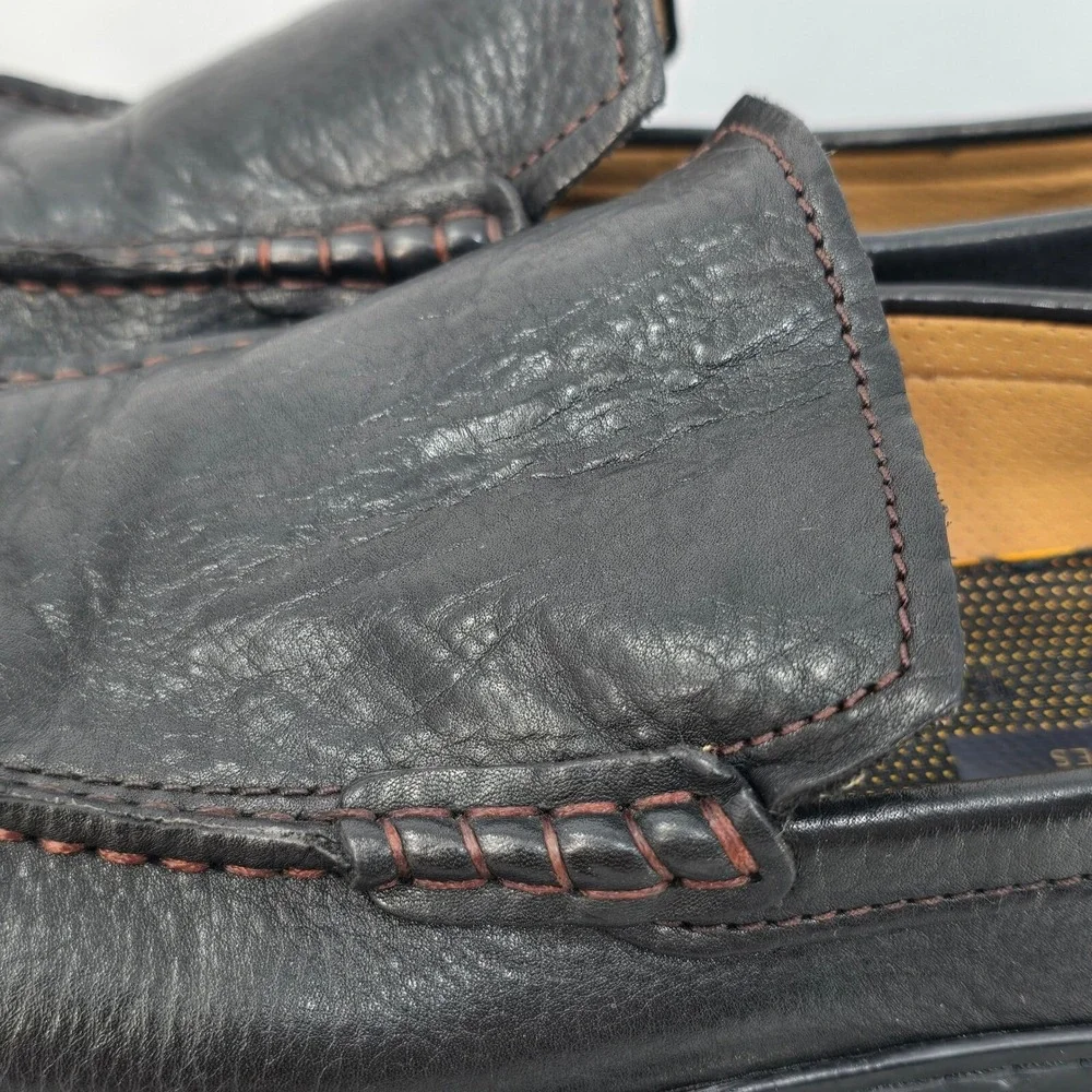 Cole Haan‎ Grandseries Leather Loafers Dress Shoes Slip On Black Men 10M Comfy